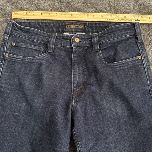 5.11 Tactical Jeans Mens Fits Size 33x31* Defender Flex Stretch Denim 74477 Work - Picture 9 of 13